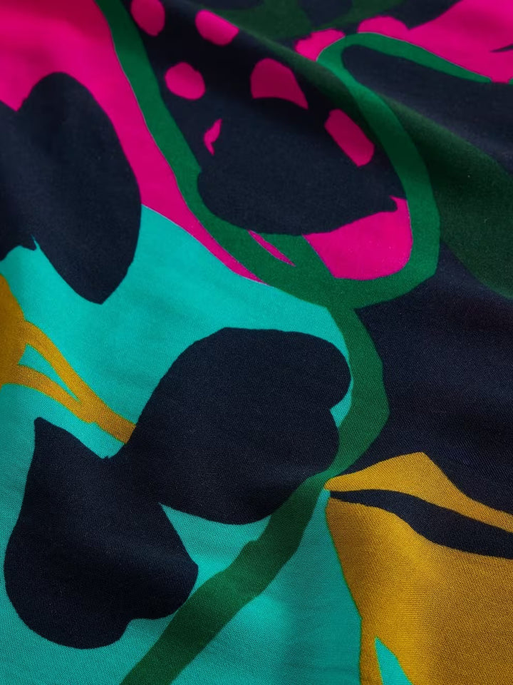 SOPHIE PRINTED SCARF PURPLE MLT