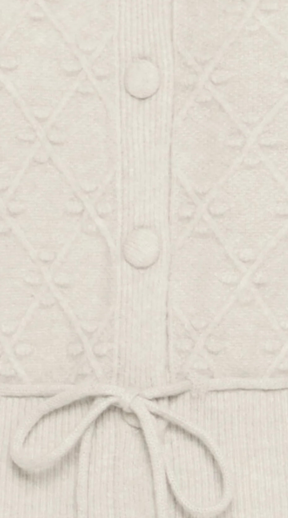 STRING MELANGE MIFFA CARDIGAN