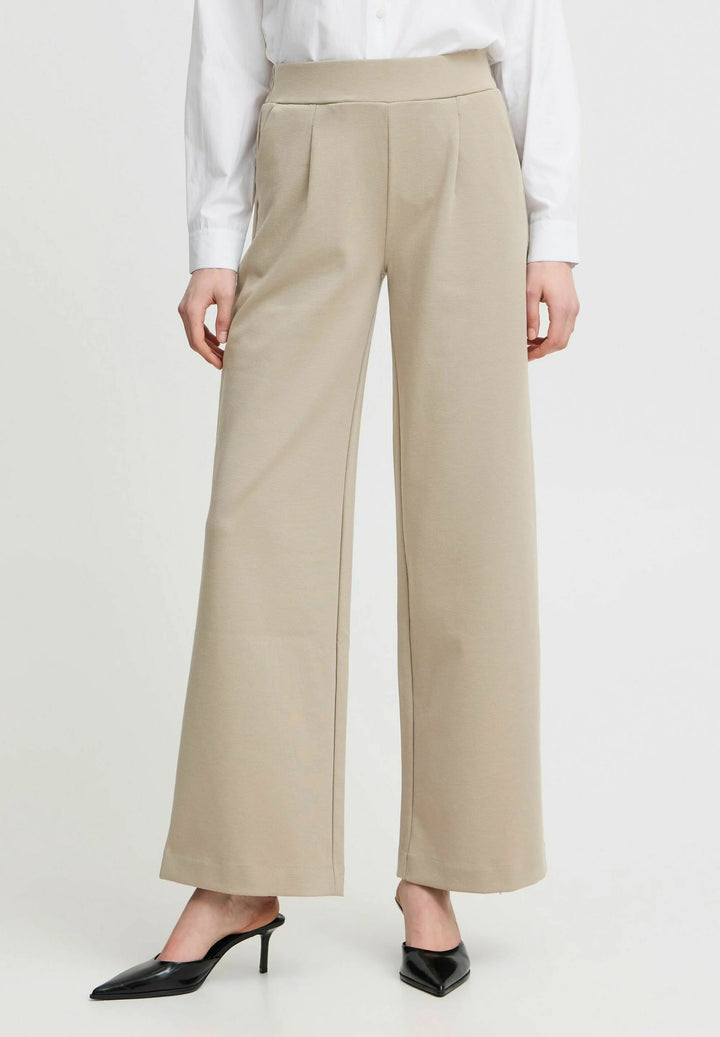 ROASTED CASHEW RIZETTA WIDE LEG TROUSER