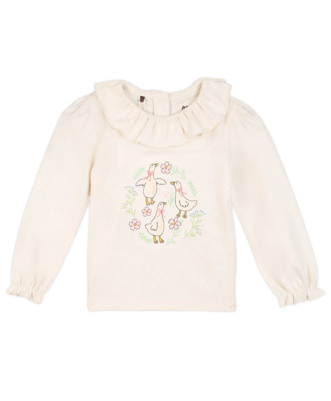 Baby Girls Duck Printed Top