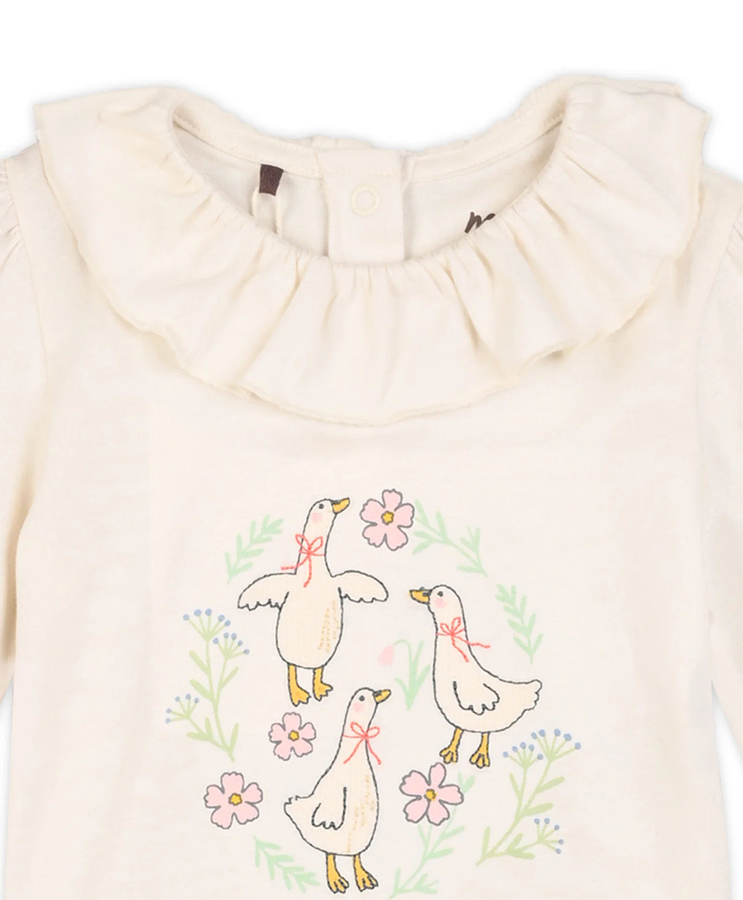 Baby Girls Duck Printed Top