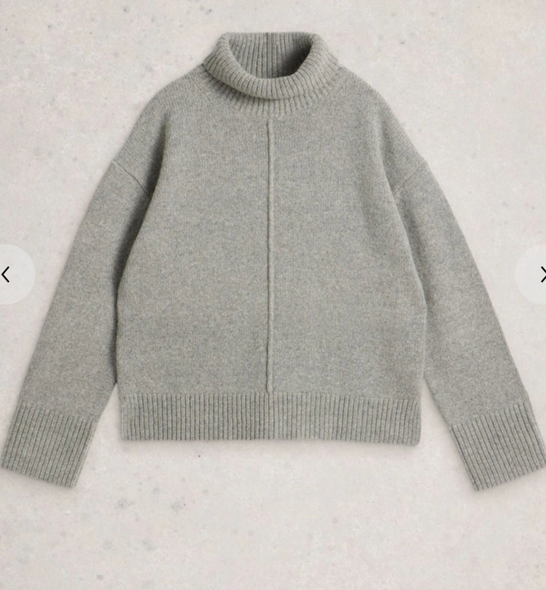 MARIANNE JUMPER MID GREY