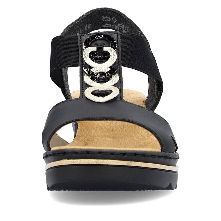 67498-00 LADIES' SANDALS BLACK SEITL. ANFLECHTER