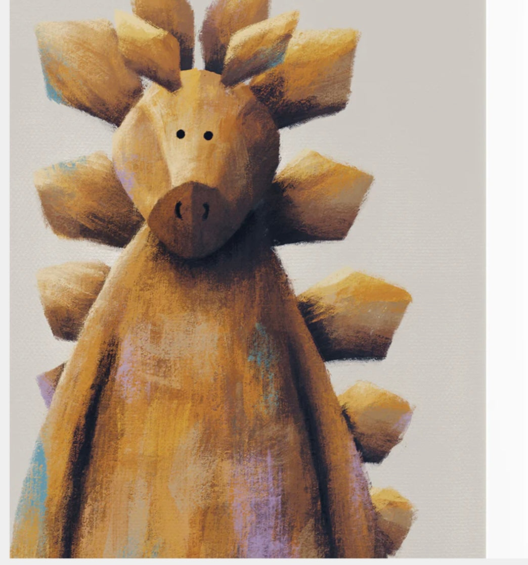 A4 DINOSAUR NURSERY PRINTS SET OF 3