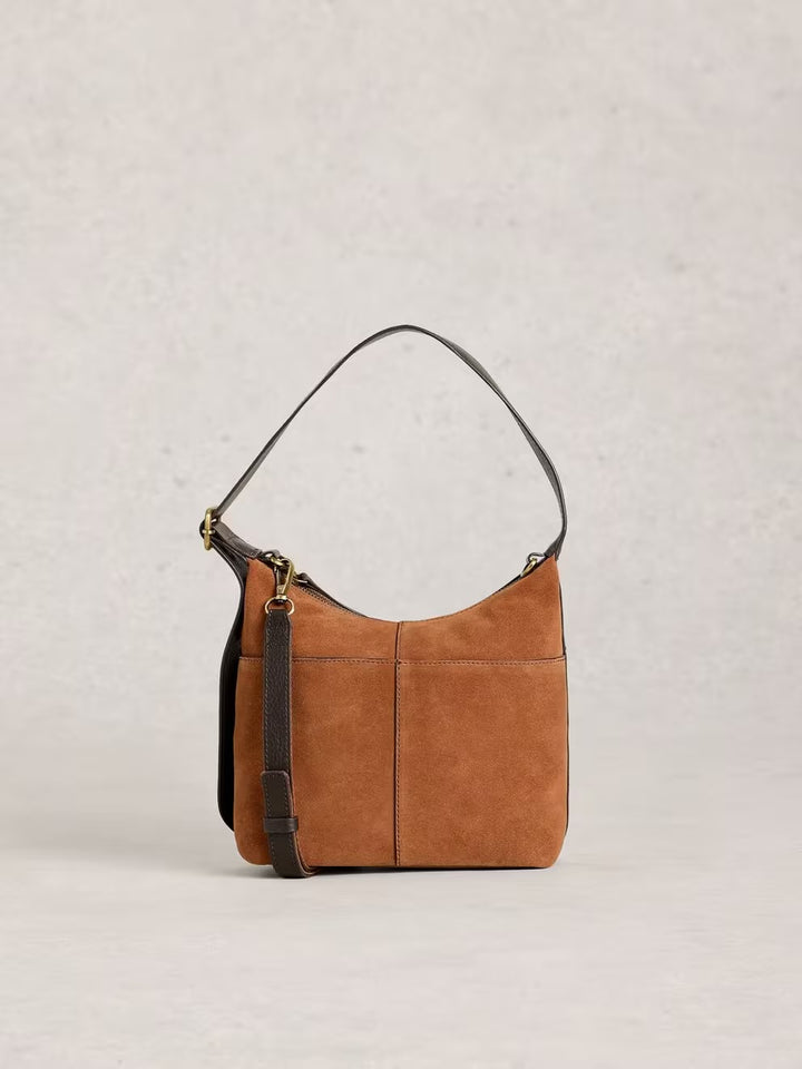 MINI SOPHIA LEATHER CROSSBODY BAG MID TAN