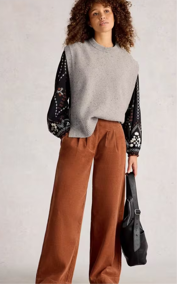 TANYA TABARD PONCHO GREY MARL