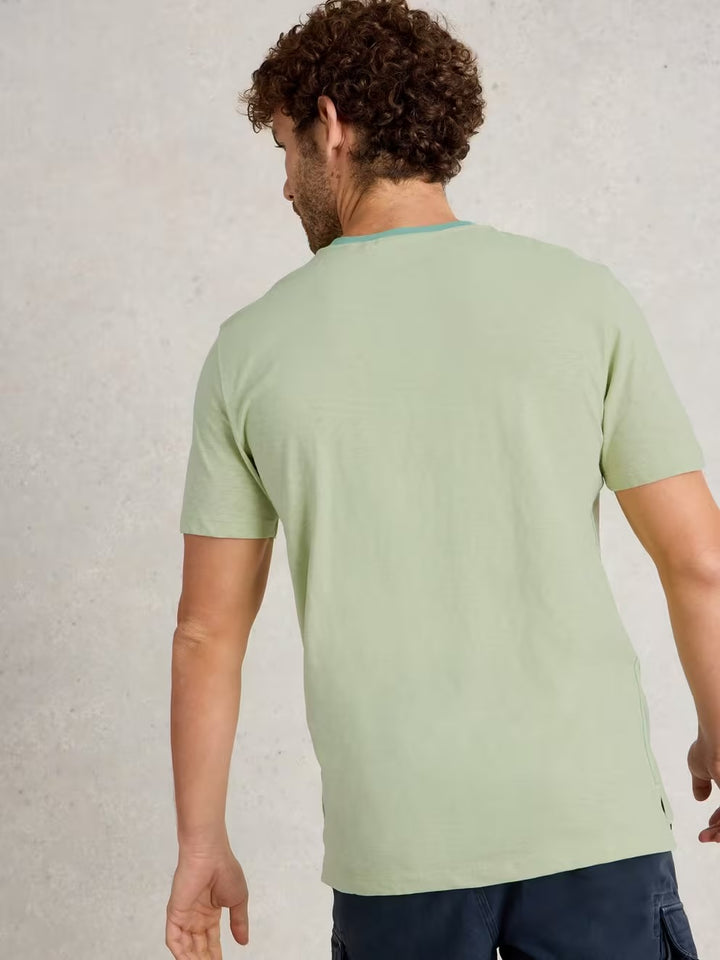 GREEN PRINT ABERSOCH BIKE GRAPHIC TEE