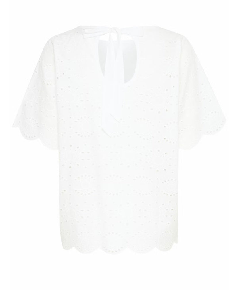 ANGIE BLOUSE BLANC DE BLANC