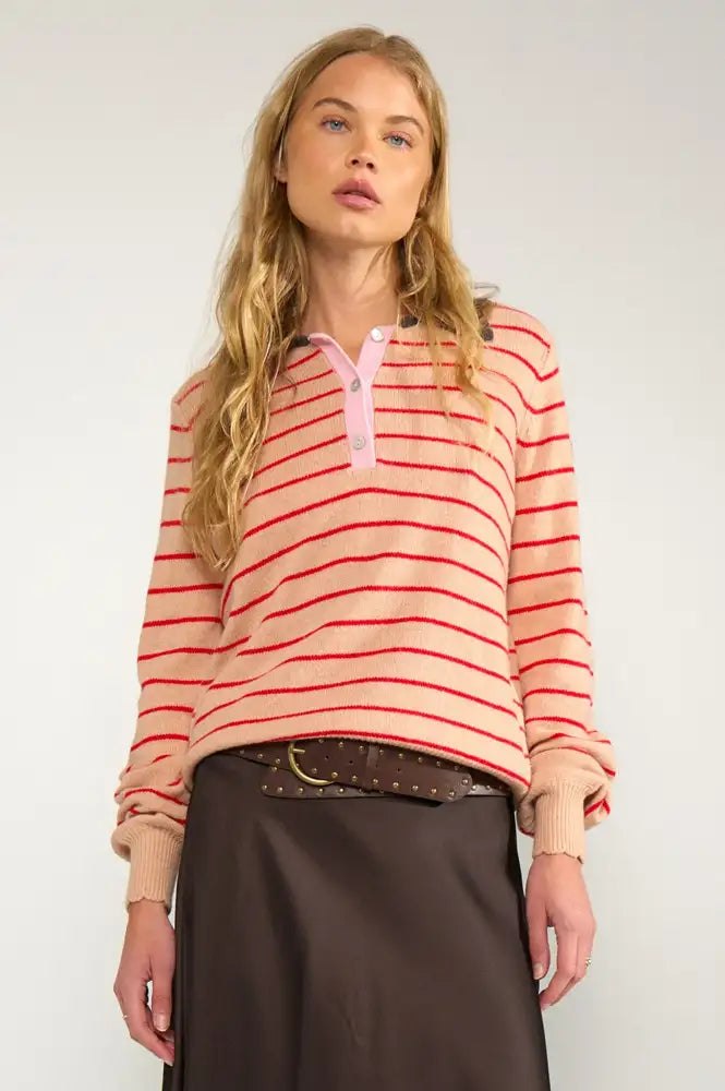 NULUCINDA Stripe Pullover