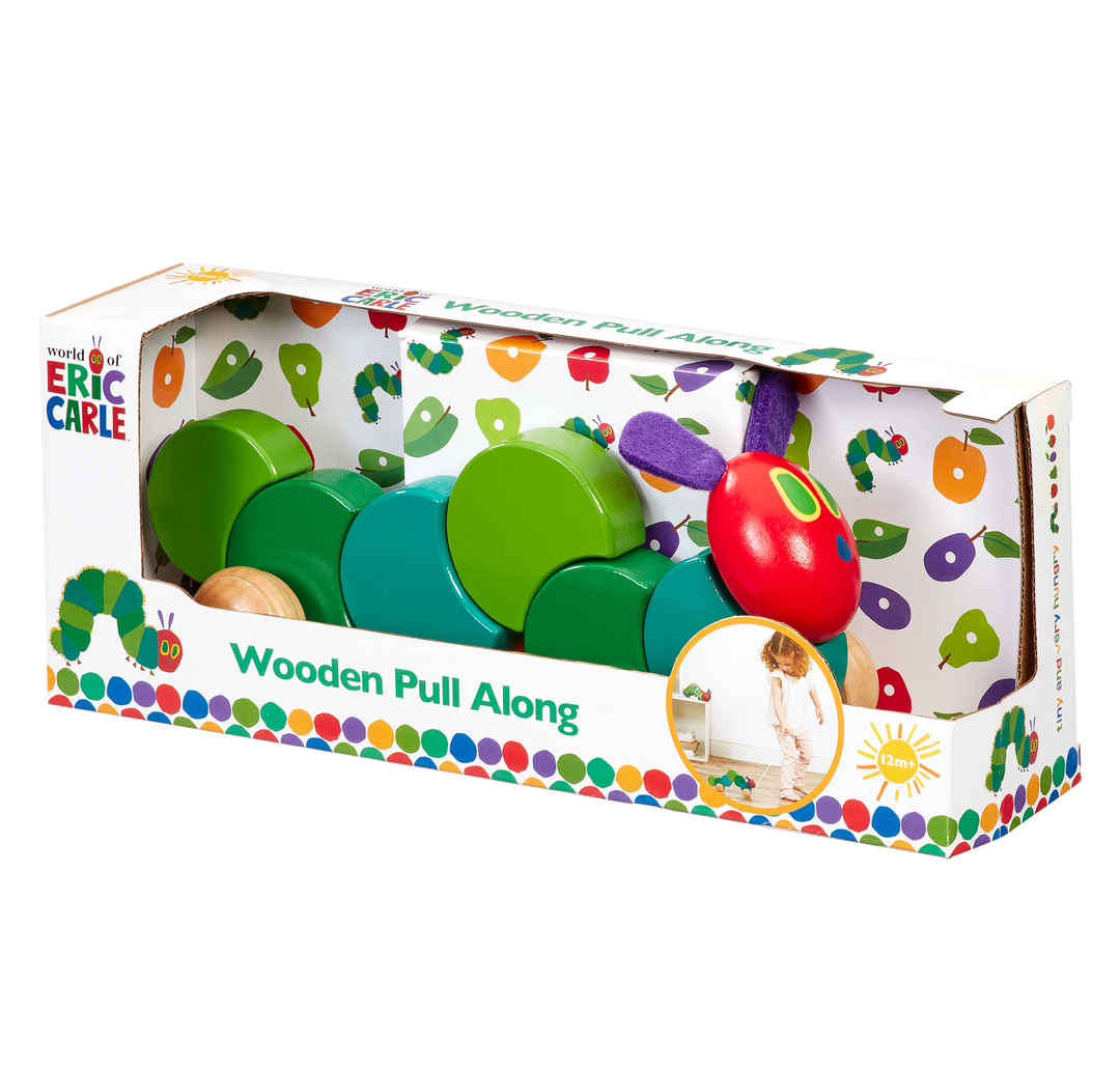Wooden Pull Along Toy – The Very Hungry Caterpillar