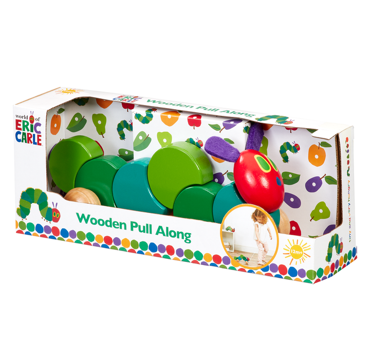Wooden Pull Along Toy – The Very Hungry Caterpillar