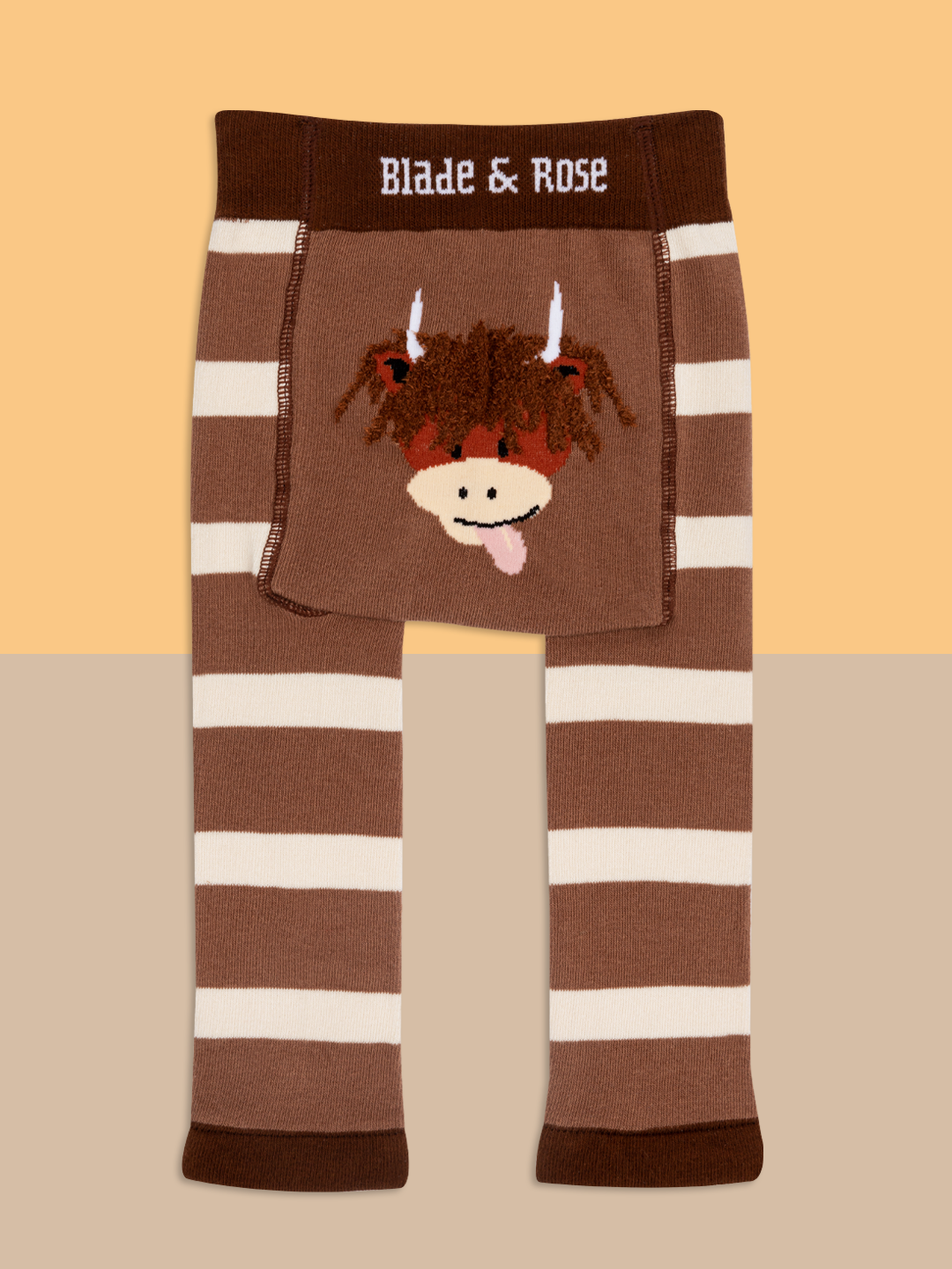 Neutral Hamish Cow Design: 6-12 Months / Hoodie
