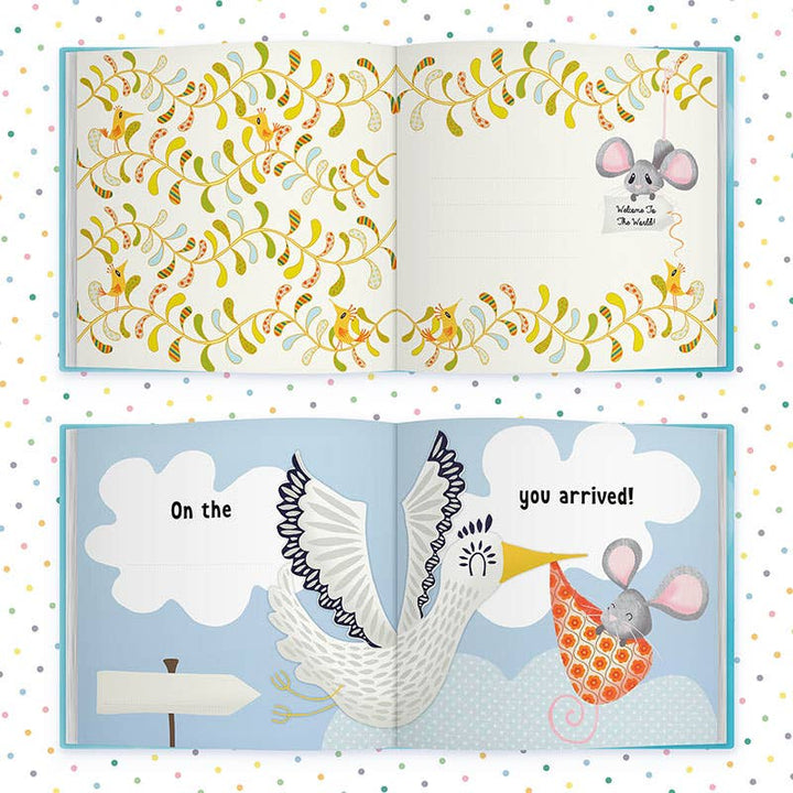 Born In August Gift Book | Baby Shower Gift | Personalised |