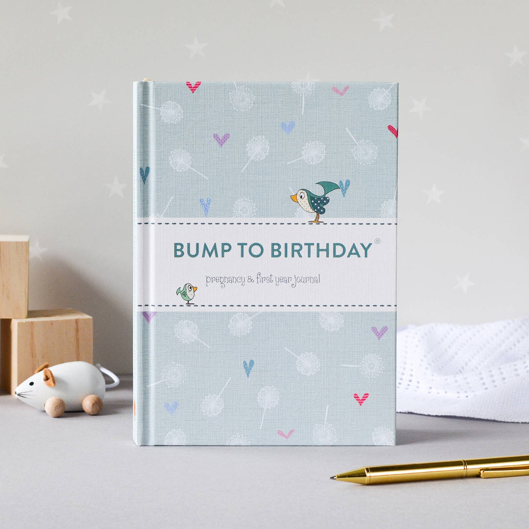 Bump to Birthday Pregnancy Journal - Flower Design