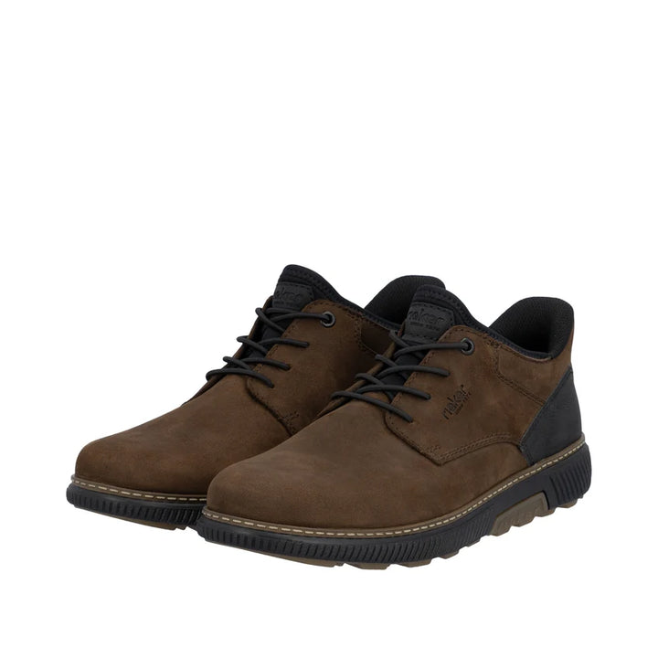 Rieker Men's Brown Suede Slip-On Shoes B3357-26