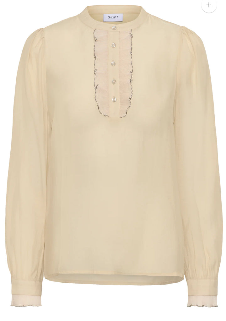 MAGDALENA SZ SHIRT BROWN RICE