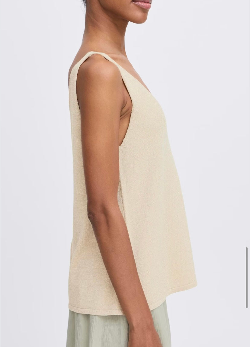 MOBBE TOP FROSTED ALMOND