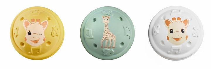 3 Musical Balls Sophie La Girafe - Hearing - Natural rubber