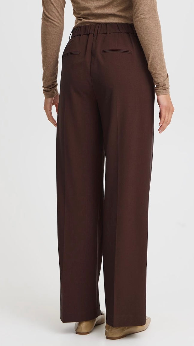 HOT CHOCOLATE MELANGE DANTA WIDE LEG TROUSER