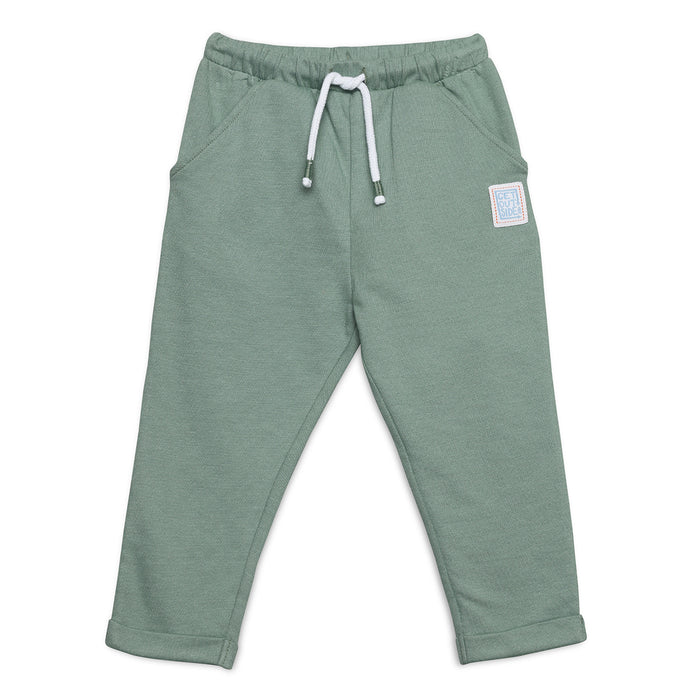 Baby Boys Joggers with Dinosaur Applique