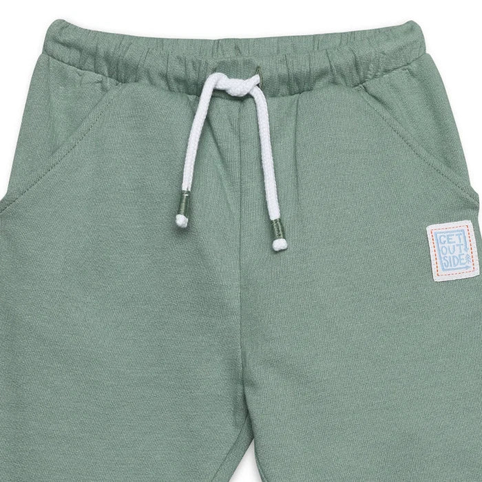 Baby Boys Joggers with Dinosaur Applique