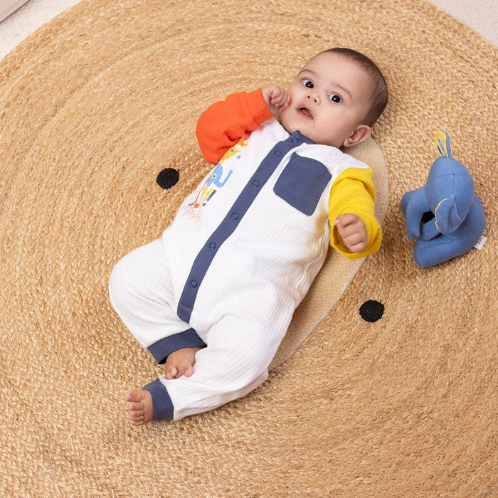 Baby boys play printed romper