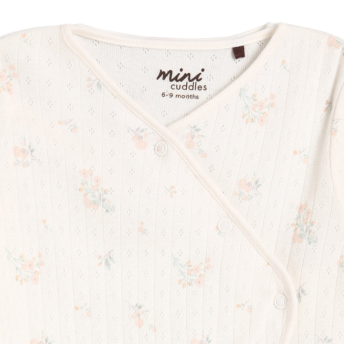 Baby Girl Floral Print 3pc Essentials Gift Set, Multicolour