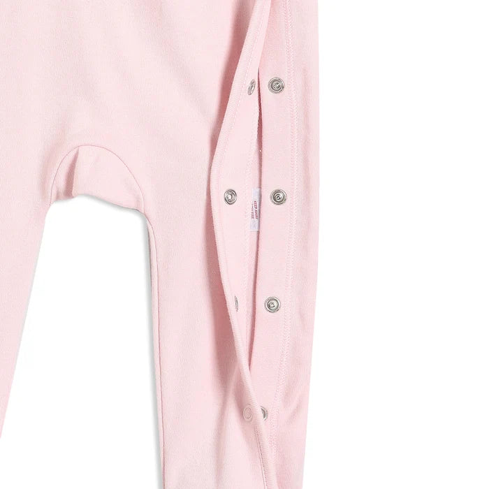 Baby girls typographic sleepsuit,pink