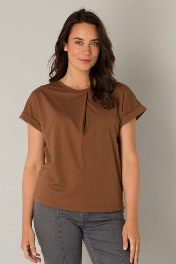 NICOLETTE T-SHIRT CLASSIC BROWN