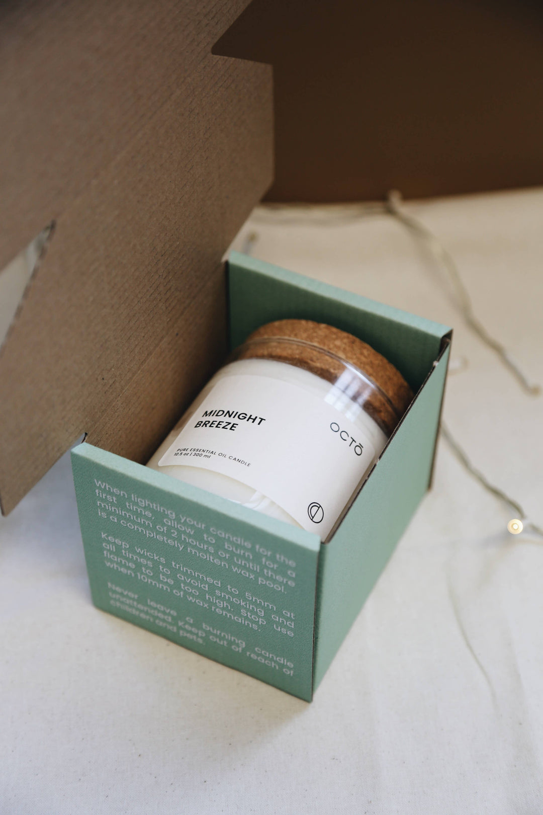 Clear Glass Candle 300ml | 2 wick | Limited Edition: Restore