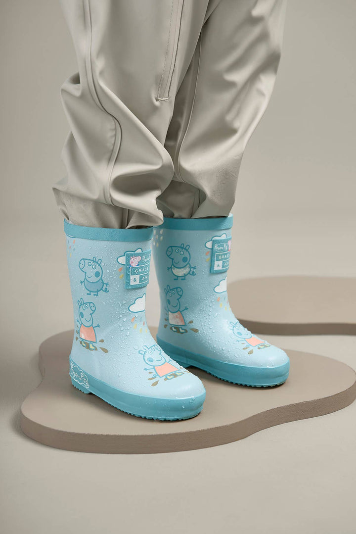 Peppa Pig George Blue Colour-Changing Kids Wellies: UK6