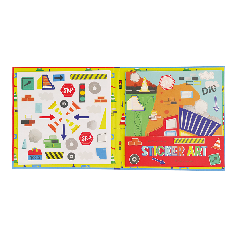 Construction Sticker Art