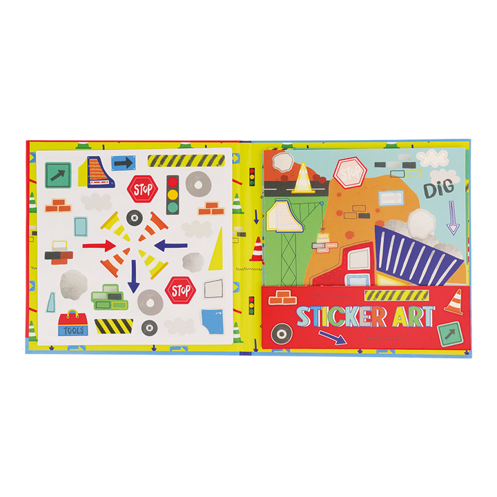 Construction Sticker Art