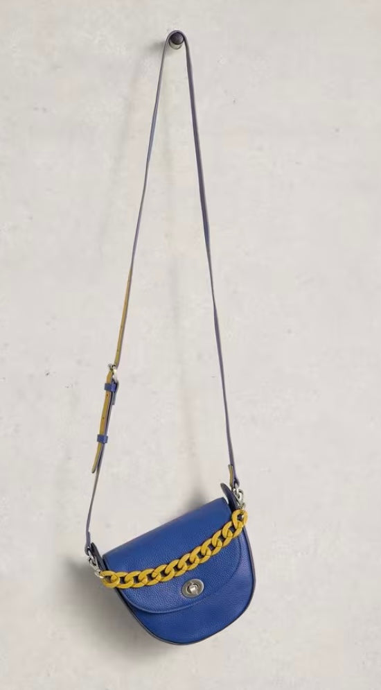 SASHA SADDLE BAG MID BLUE