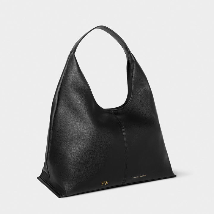 LAILA SLOUCH SHOULDER BAG BLACK