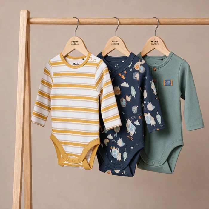 Baby boys animal printed body suit