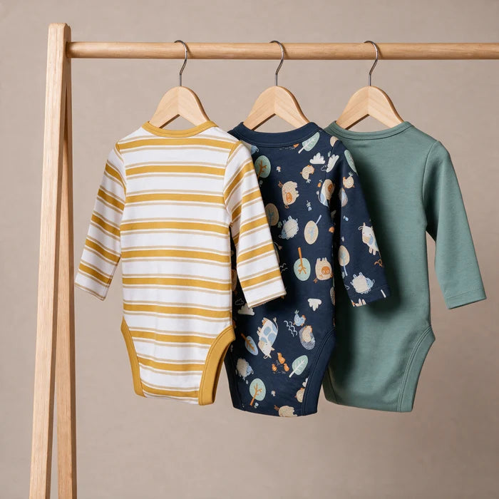 Baby boys animal printed body suit