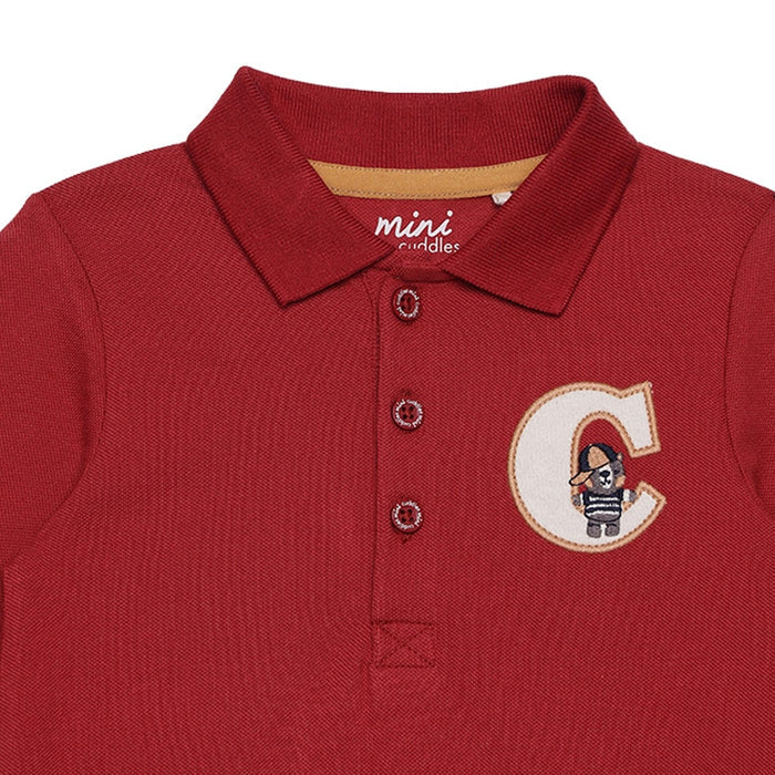 Baby boys applique top and bottom