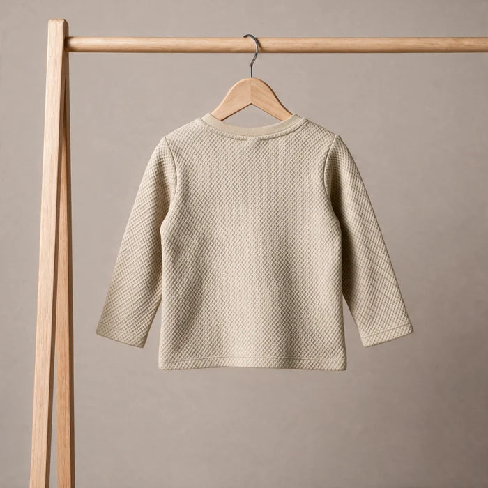 Baby boys applique t-shirt,beige