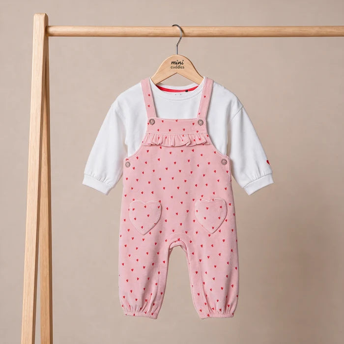 Baby Girls Dungaree Set