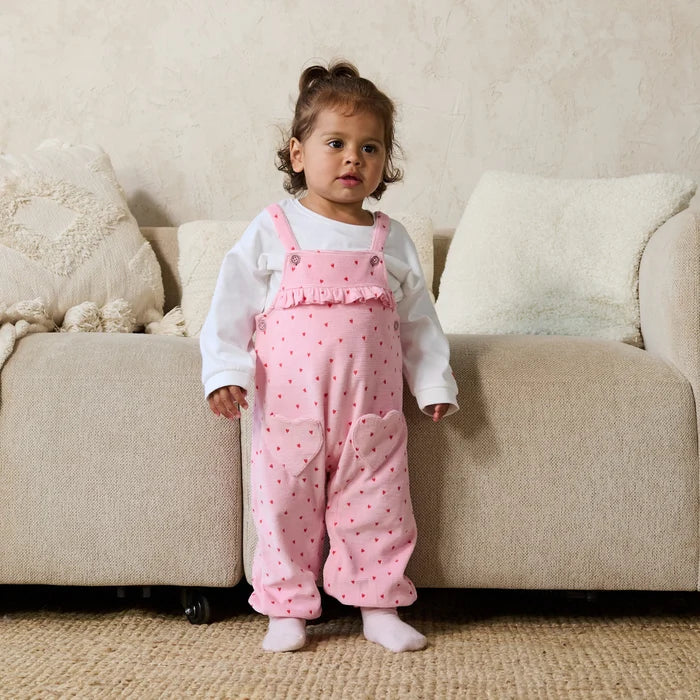 Baby Girls Dungaree Set