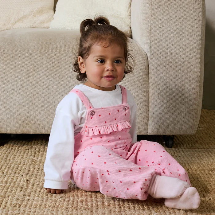 Baby Girls Dungaree Set