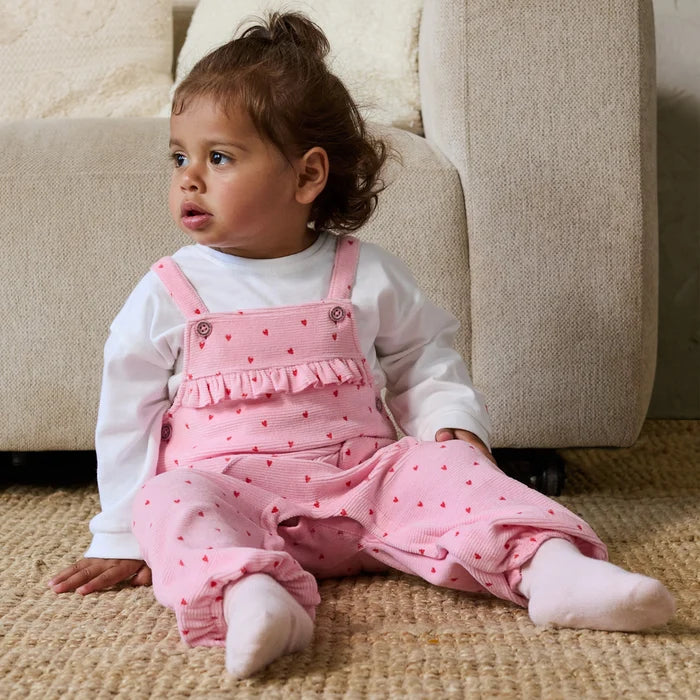 Baby Girls Dungaree Set