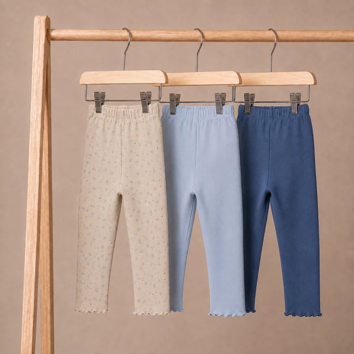 Baby girls floral printed knit bottoms