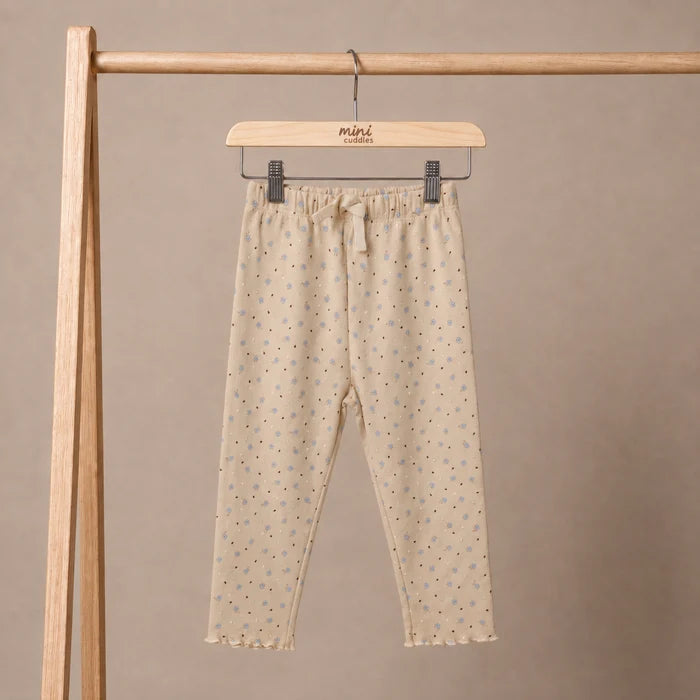 Baby girls floral printed knit bottoms