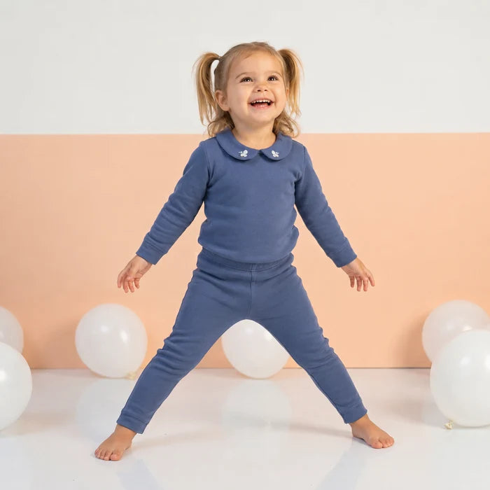 Baby girls floral printed knit bottoms