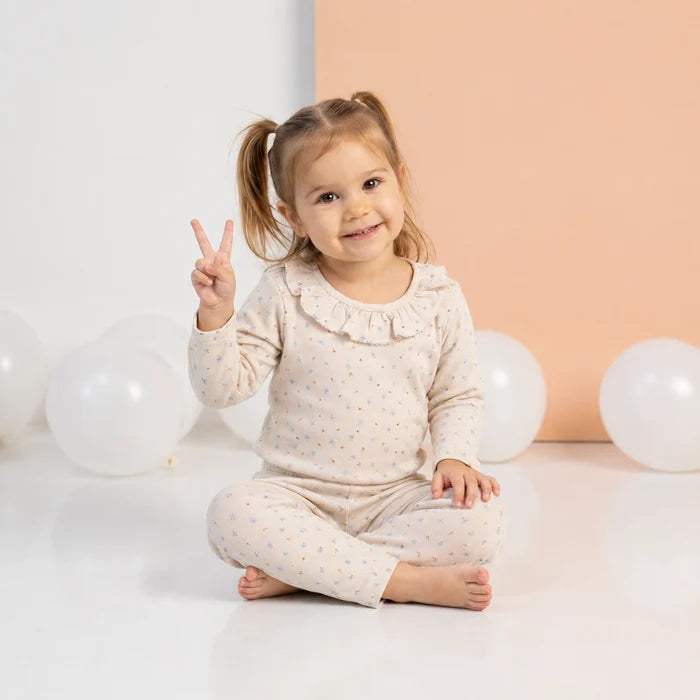 Baby girls floral printed knit bottoms