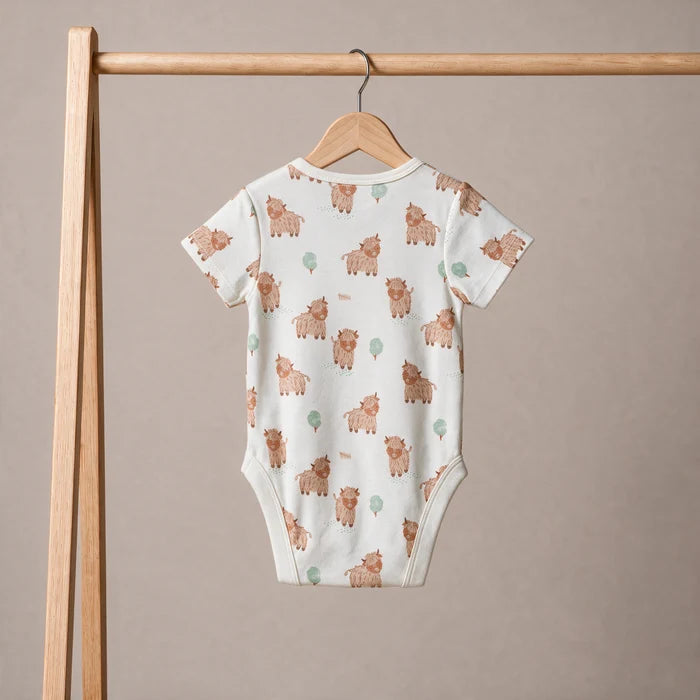 Baby unisex animal printed bodysuit