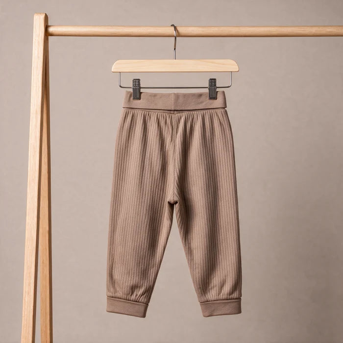 Baby Unisex Farm Print & Striped pack of 3 Joggers