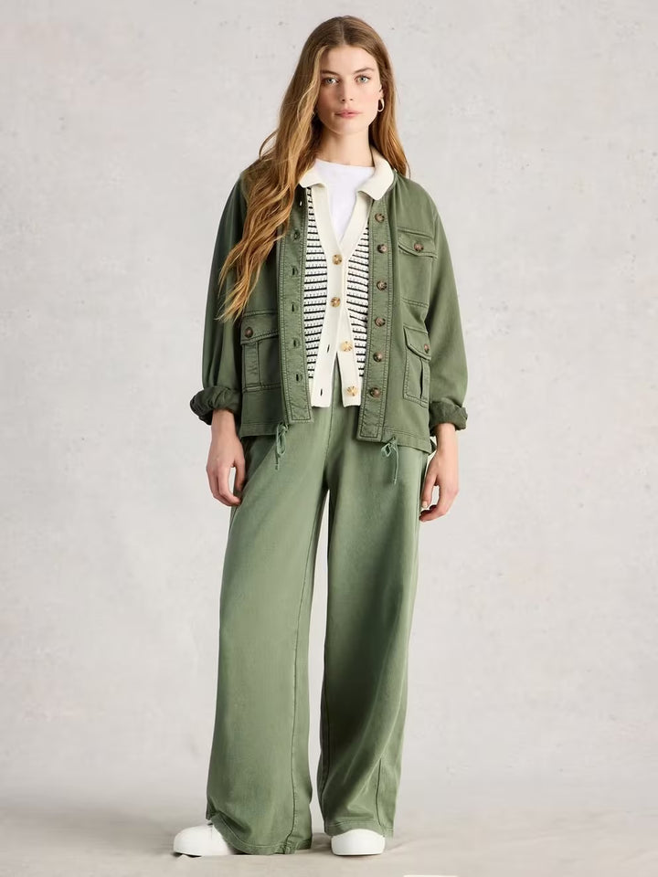 DEMI UTILITY JERSEY JACKET MID GREEN